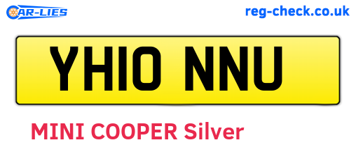 YH10NNU are the vehicle registration plates.