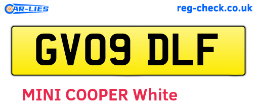 GV09DLF are the vehicle registration plates.