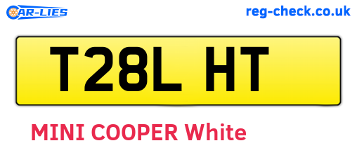 T28LHT are the vehicle registration plates.