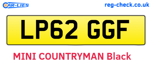 LP62GGF are the vehicle registration plates.
