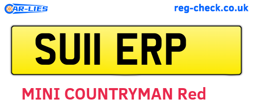 SU11ERP are the vehicle registration plates.