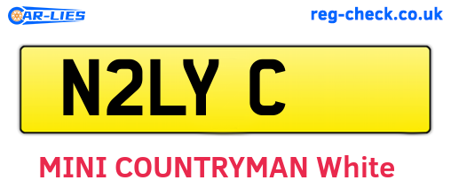 N2LYC are the vehicle registration plates.