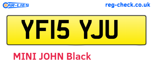 YF15YJU are the vehicle registration plates.