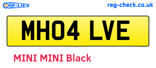 MH04LVE are the vehicle registration plates.