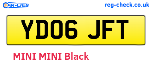YD06JFT are the vehicle registration plates.