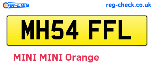 MH54FFL are the vehicle registration plates.