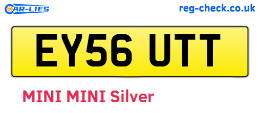 EY56UTT are the vehicle registration plates.