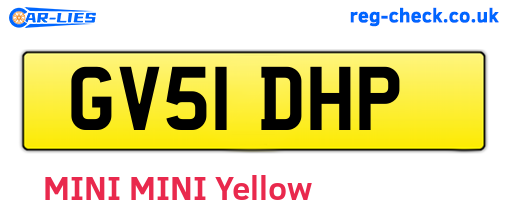GV51DHP are the vehicle registration plates.