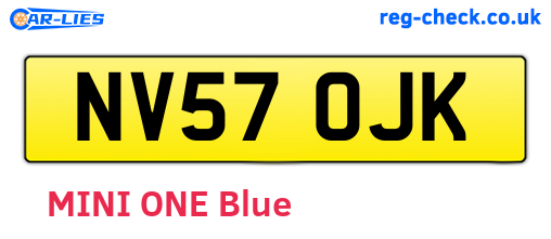 NV57OJK are the vehicle registration plates.