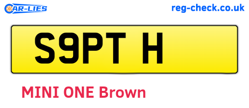 S9PTH are the vehicle registration plates.