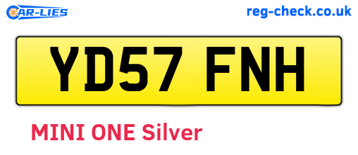 YD57FNH are the vehicle registration plates.