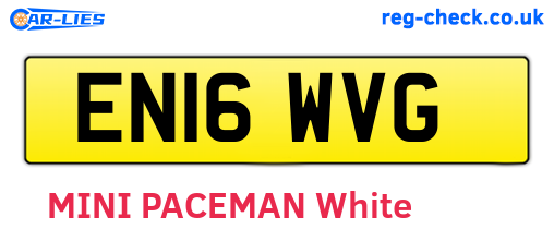 EN16WVG are the vehicle registration plates.