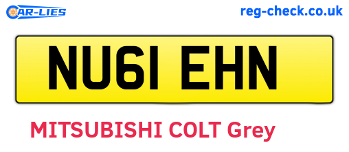 NU61EHN are the vehicle registration plates.