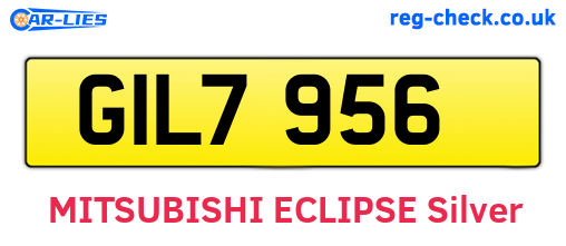 GIL7956 are the vehicle registration plates.