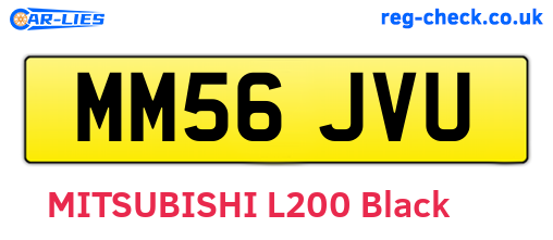 MM56JVU are the vehicle registration plates.