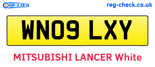 WN09LXY are the vehicle registration plates.