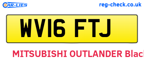 WV16FTJ are the vehicle registration plates.