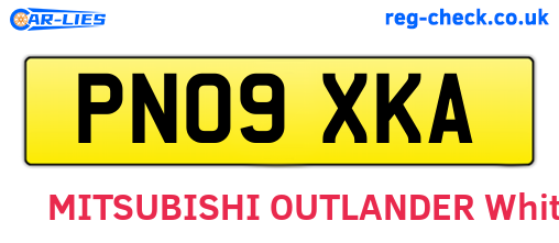 PN09XKA are the vehicle registration plates.