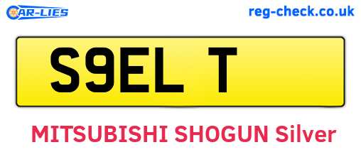 S9ELT are the vehicle registration plates.