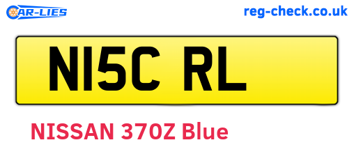 N15CRL are the vehicle registration plates.