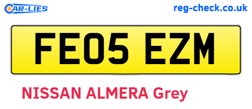 FE05EZM are the vehicle registration plates.