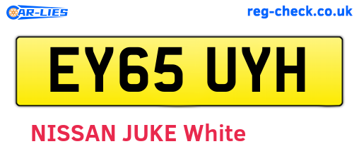 EY65UYH are the vehicle registration plates.