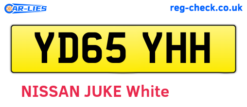 YD65YHH are the vehicle registration plates.