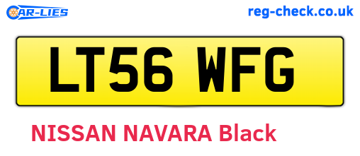 LT56WFG are the vehicle registration plates.