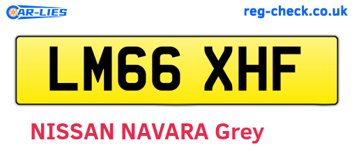 LM66XHF are the vehicle registration plates.