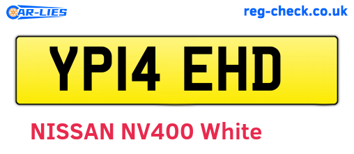 YP14EHD are the vehicle registration plates.