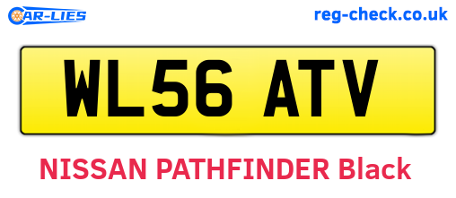 WL56ATV are the vehicle registration plates.