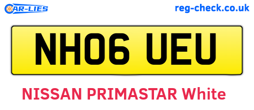NH06UEU are the vehicle registration plates.