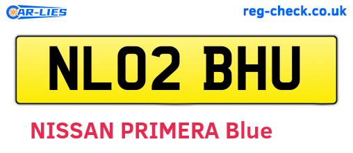 NL02BHU are the vehicle registration plates.
