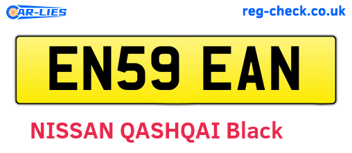 EN59EAN are the vehicle registration plates.