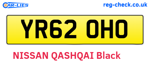 YR62OHO are the vehicle registration plates.