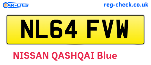 NL64FVW are the vehicle registration plates.