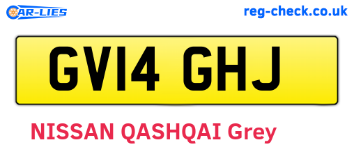 GV14GHJ are the vehicle registration plates.