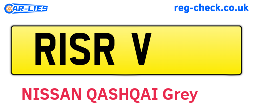 R1SRV are the vehicle registration plates.
