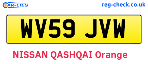WV59JVW are the vehicle registration plates.