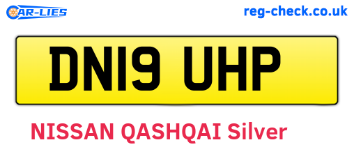 DN19UHP are the vehicle registration plates.
