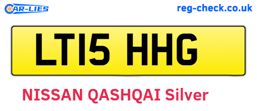 LT15HHG are the vehicle registration plates.