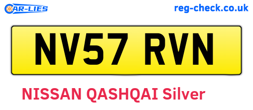 NV57RVN are the vehicle registration plates.