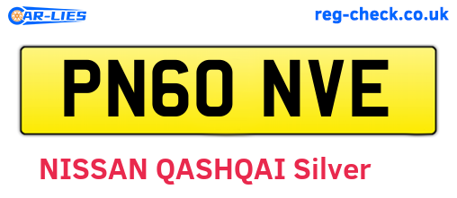 PN60NVE are the vehicle registration plates.