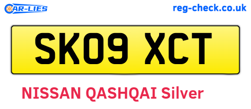 SK09XCT are the vehicle registration plates.