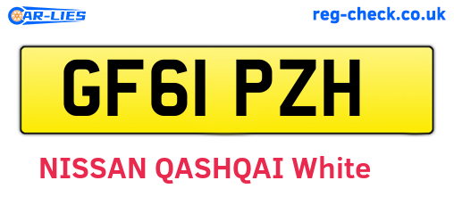 GF61PZH are the vehicle registration plates.