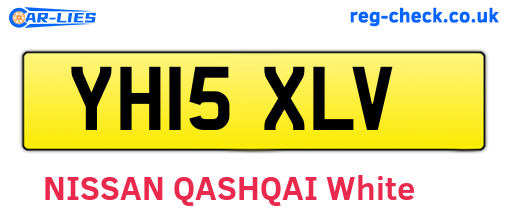 YH15XLV are the vehicle registration plates.