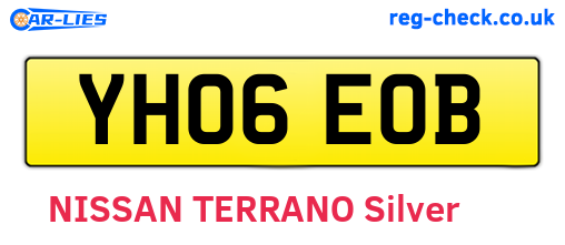 YH06EOB are the vehicle registration plates.