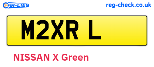 M2XRL are the vehicle registration plates.