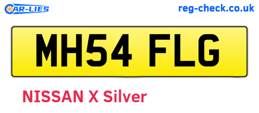 MH54FLG are the vehicle registration plates.