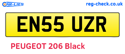 EN55UZR are the vehicle registration plates.